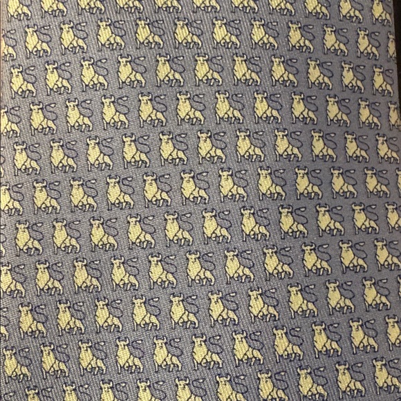 Vineyard Vines Custom Collections Merrill Lynch Logo Baby Blue Silk Necktie Tie - Picture 10 of 14